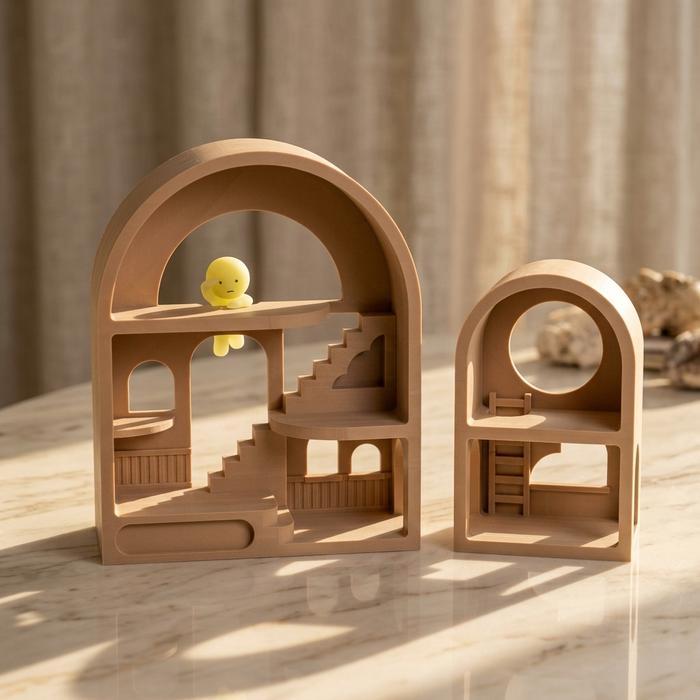Smiski House Connecting Display Rak Pajangan Figur Blindbox