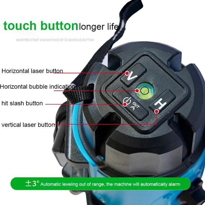 Self leveling laser level 5 line 6 point laser ukur waterpass