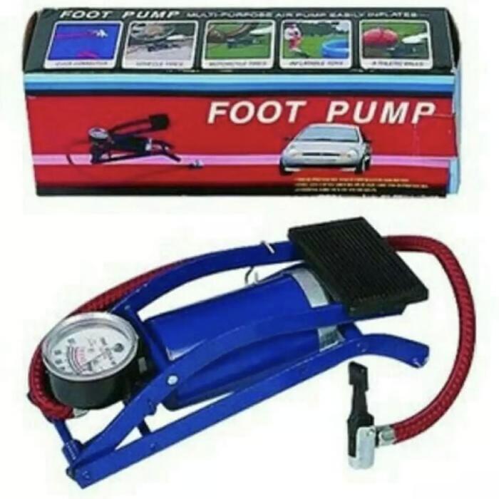 Premium Pompa/Kompa Sepeda Injak Kaki /Kecil/Murah/Mini/Pump/Motor/Balon Original