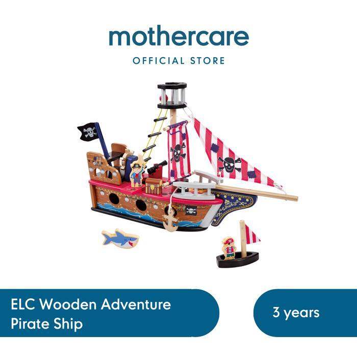 ELC WOODEN ADVENTURE PIRATE SHIP - MAINAN BAJAK LAUT KAYU ANAK