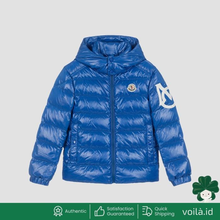 SALE Voilaid Moncler Kids Saulx Down Jacket Blue