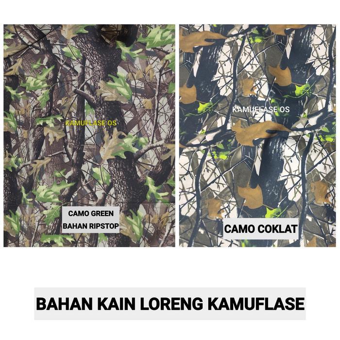 Bahan Kain Camo Kain Loreng Kamuflase Twill Katun Ripstop Tr