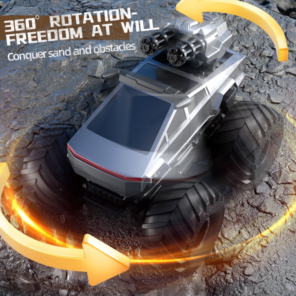 WATERPROOF AMPHIBIOUS RC STUNT CAR 4WD OFF-ROAD CLIMBING TOY FOR CHILDREN OUTDOOR PLAY