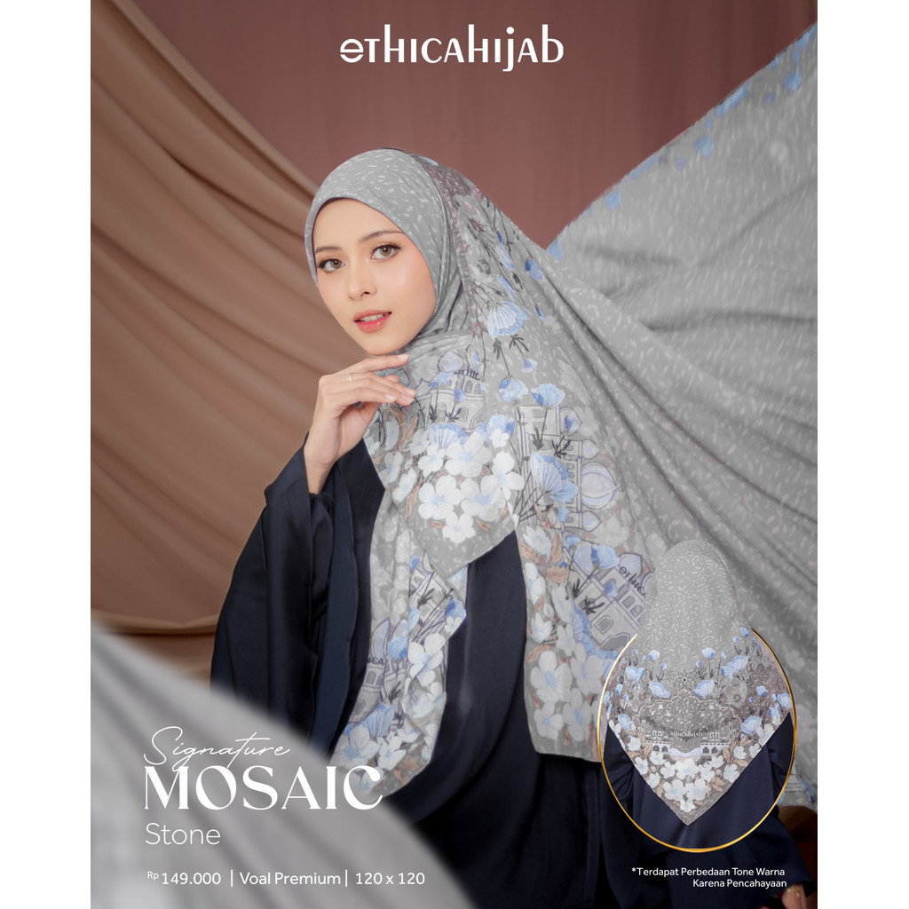 HIJAB ETHICA SIGNATURE MOSAIC/ BIG SALE DISKON HINGGA 50%
