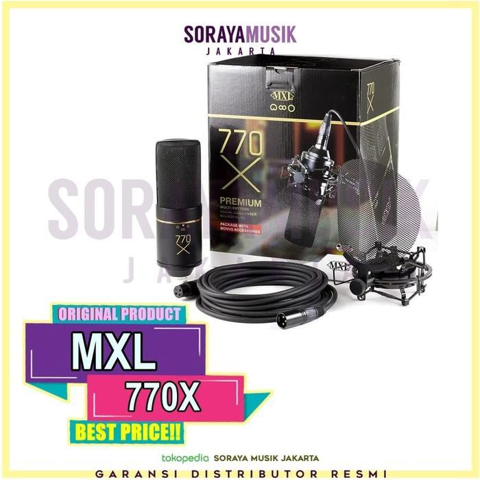 Best Seller Mxl 770X Condenser Microphone. Murah. Garansi Resmi