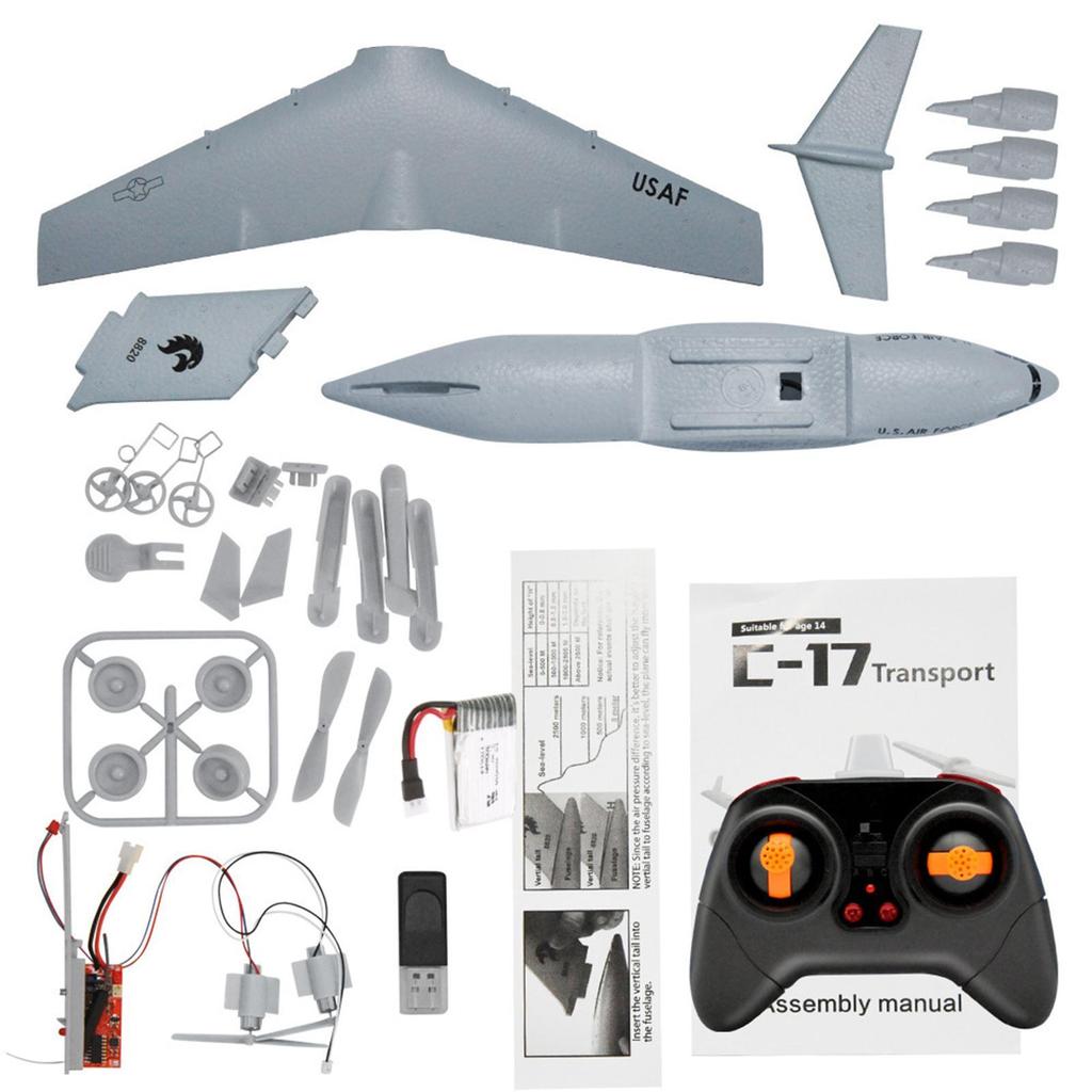 RC Plane Foam Transport Aircraft Planes Channels Trading Postage Plane RC Plane Control Birthday