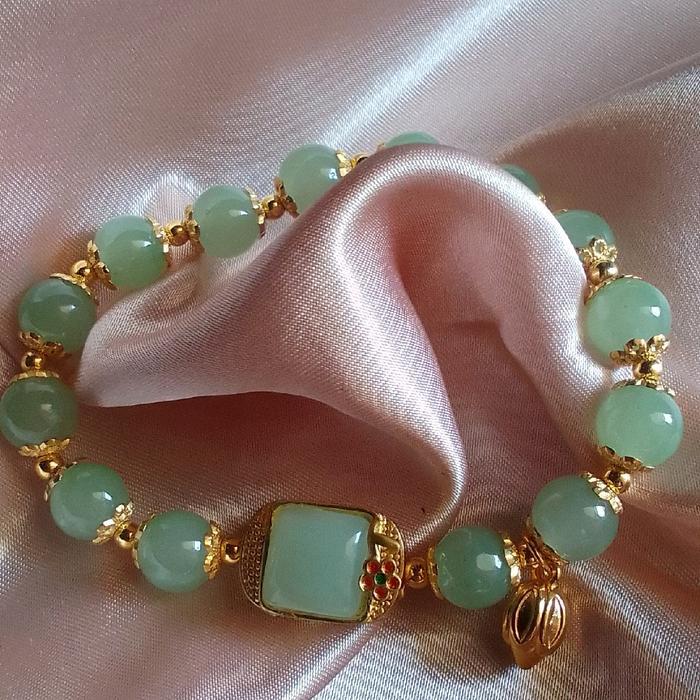 Gelang Giok Jade Hetian Wanita Premium