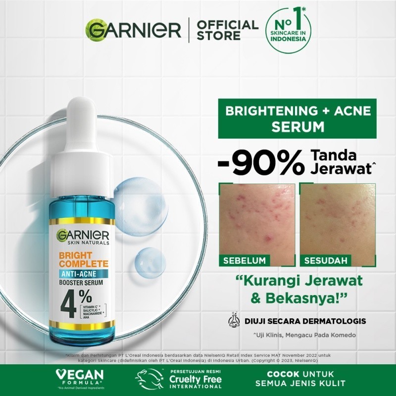 GARNIER Serum ALL VARIANT Serum Mencerahkan Wajah