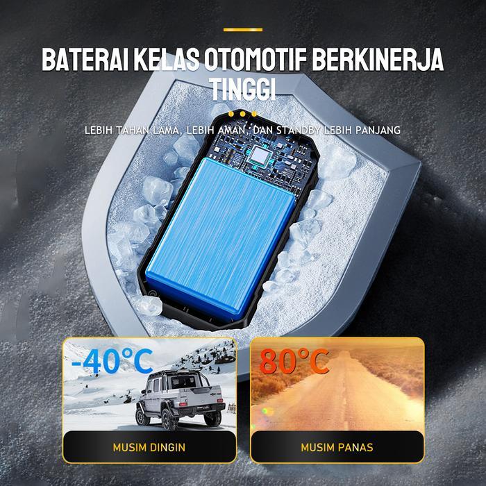 KMILES Jumper Aki Mobil dan Motor 10000mAh Portable Jumper Aki Dengan Pompa Ban Dengan Power Bank