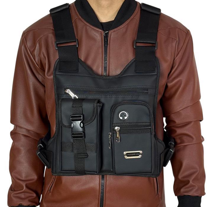 Eiger Wallets - Amstar-Tas Dada Chest Bag Bahan Bimo Waterproof Tas Selempang Dada Outdoor Pria
