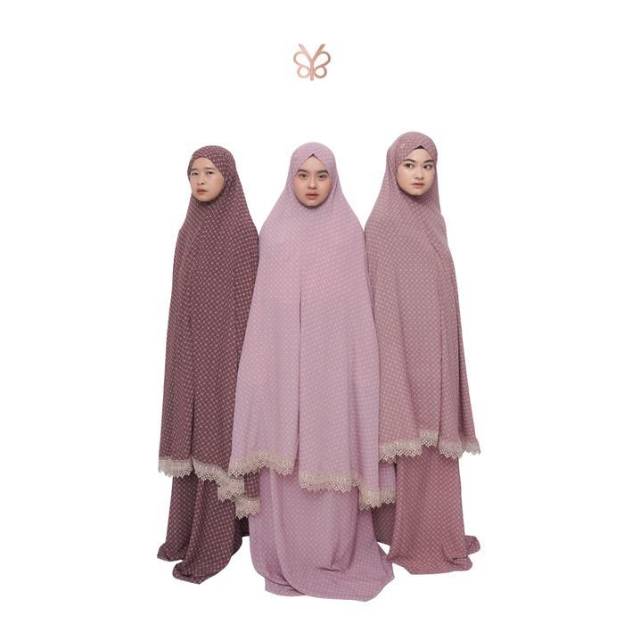 Limited Edition Zemira Prayer Set - Yoora Sarah Mukena Dewasa Renda Mewah Yoryu [Kode 1Kode 2Kode