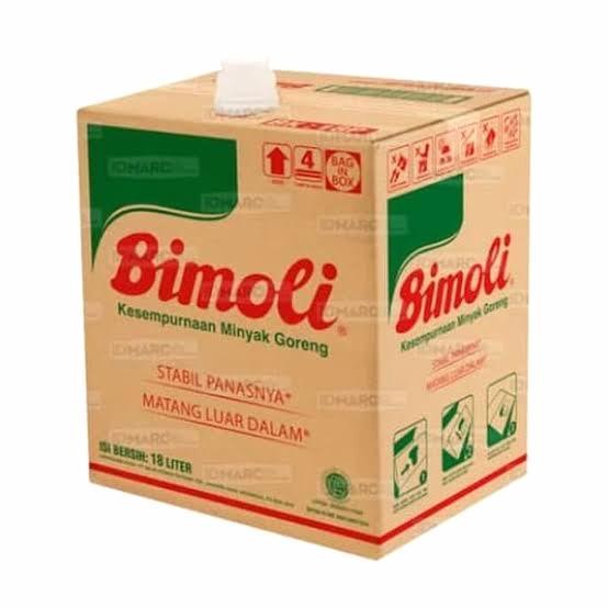 Minyak Goreng Bimoli 18liter BIB dan