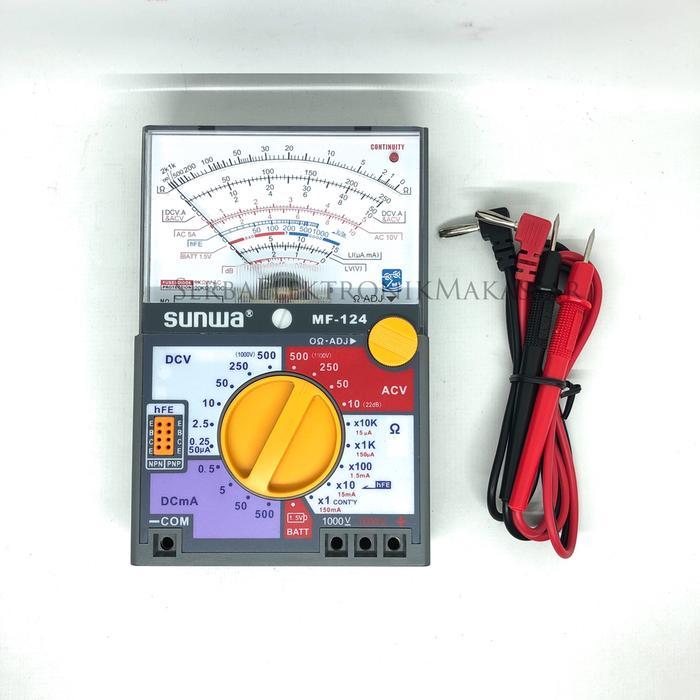 RELMARAMA Multi Tester Avometer Multimeter Analog Sunwa MF-124