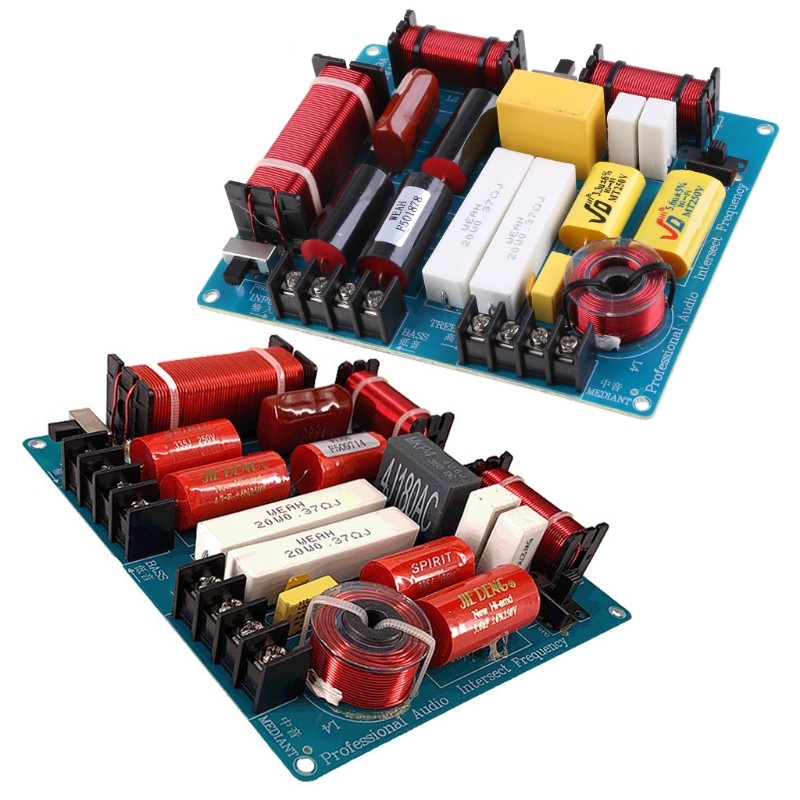 Updated 3 Ways HiFi Speaker Frequency Divider Hi-Fi Audio Crossover Filter Distributior DIY Ktv