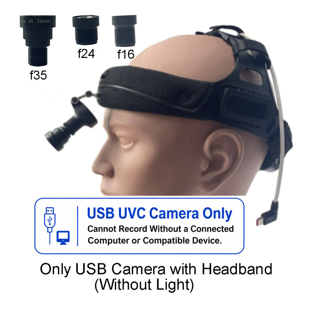 4K USB POV Webam FirstPerson Wearable a for Medial Teahing Lab Inspetion Repair Work