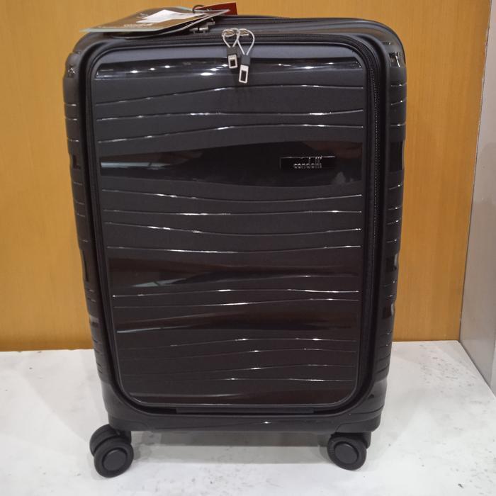 Promo lebaran koper condotti original size 20 cabin size - Hitam