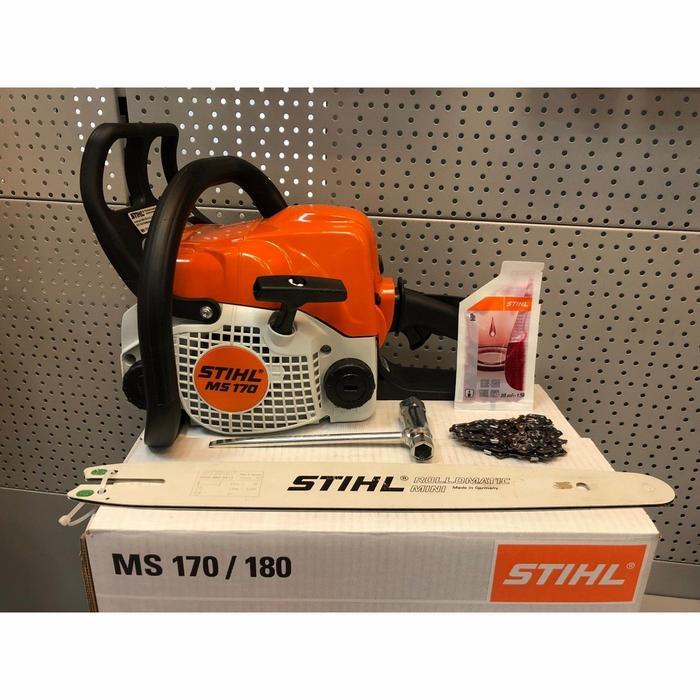 0Mesin Senso Chain Saw Stihl MS-170 14 Inch ORIGINAL Mini Boss