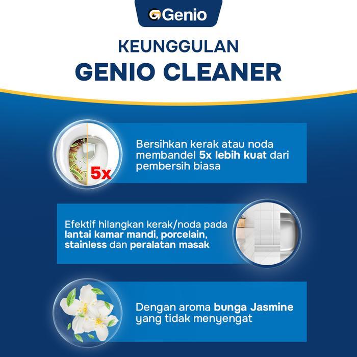 Genio Paket Bundling Genio Cleaner & Kitchen Cleaner & Glass Cleaner - Cairan Pembersih Kerak