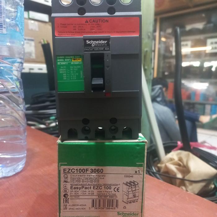 Ezc100F3060 Schneider Mccb 3Phase 60A