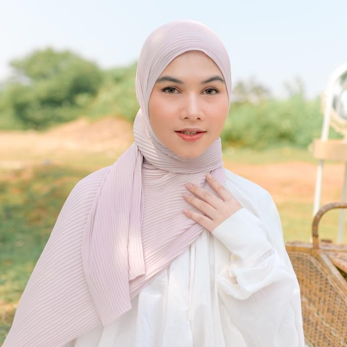 Lozy Hijab - Ayra Pleats Shawl (Pashmina Plisket) Kerudung Pashmina Panjang Muslim
