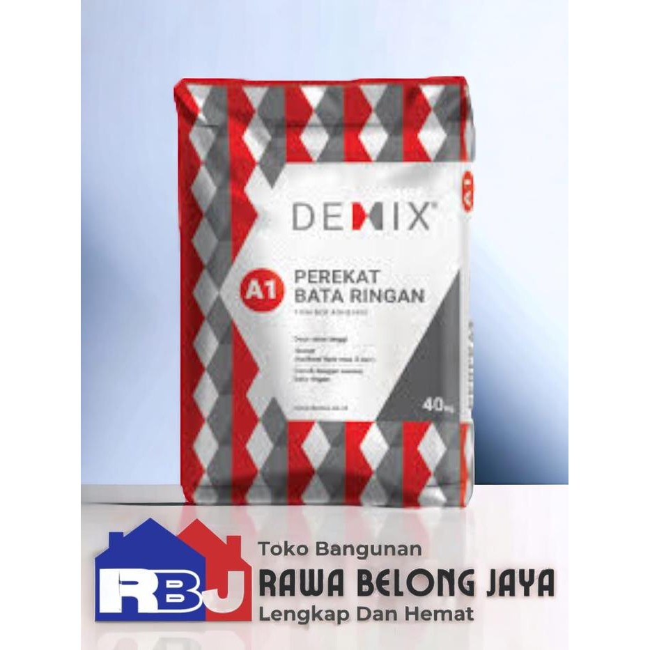 Terbaik Demix A1 Perekat Khusus Bata Ringan - 40Kg Rekomendasi 100% Ori
