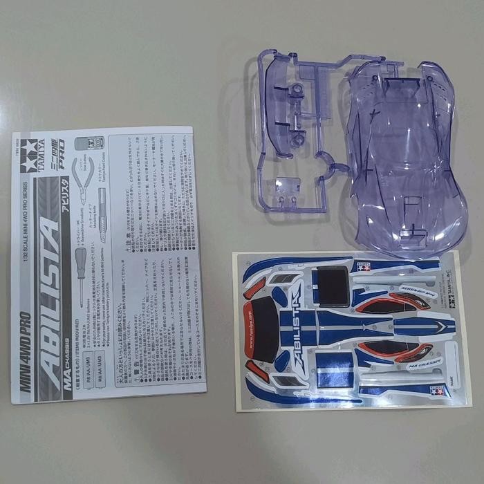 Body Abilista Clear Purple + Decal Ori Tamiya