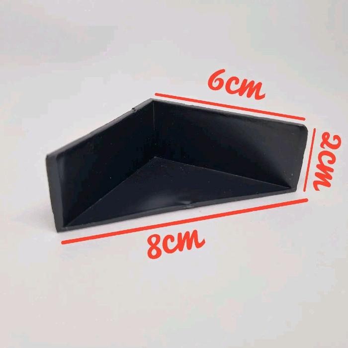Terlaris Siku plastik packing / pelindung sudut warna hitam - 100pcs SALE