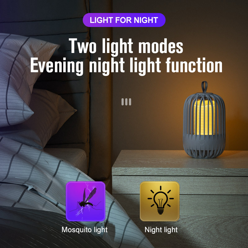 Insect Trap Mosquito Killer and Flying Insect Killer Indoor Light with Hanging Ring Electric Insect