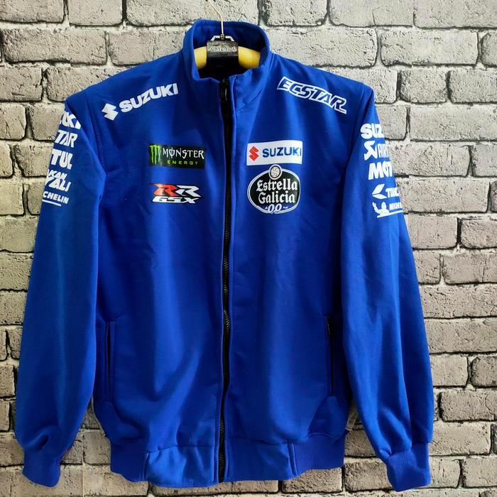 jaket motogp suzuki team 2022 jaket motor suzuki ecstar