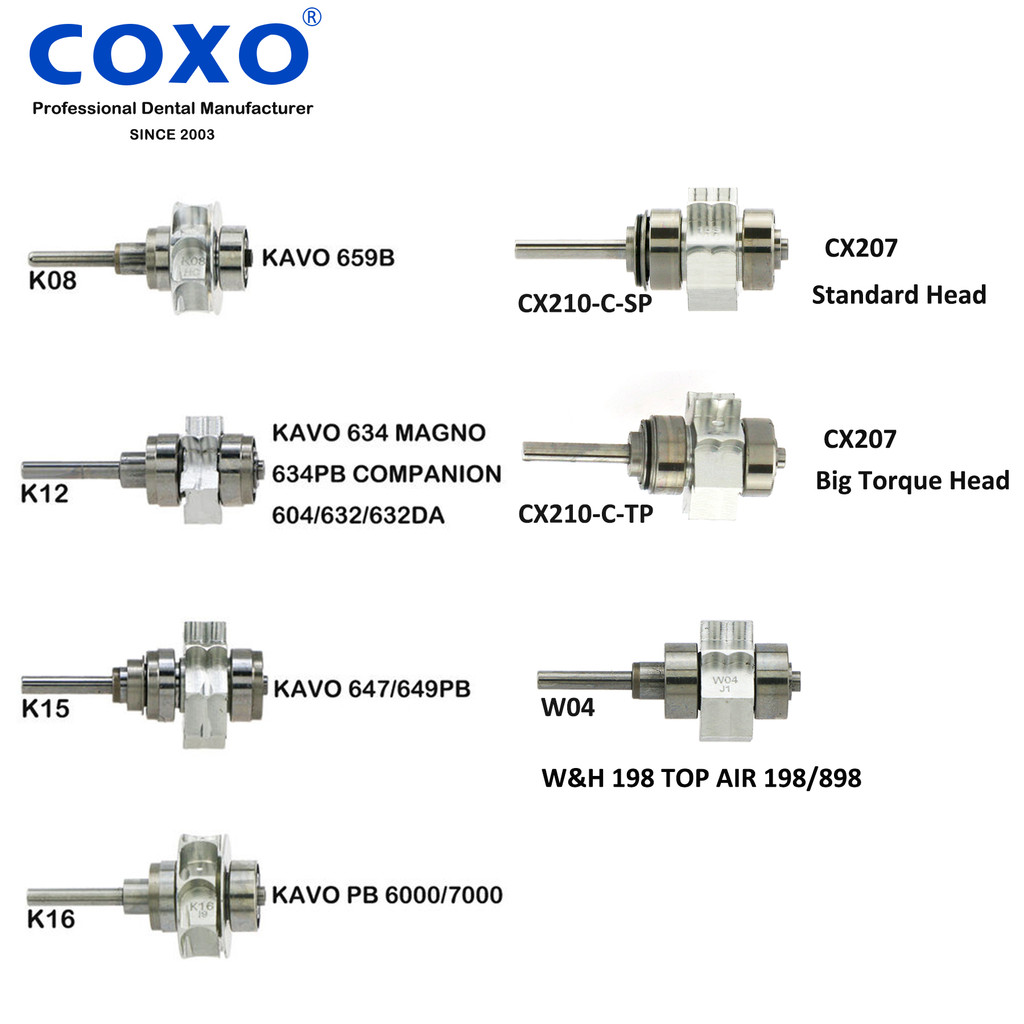 COXO Dental Turbine Rotor Cartridge Fit KAVO W/H High Speed Handpiece