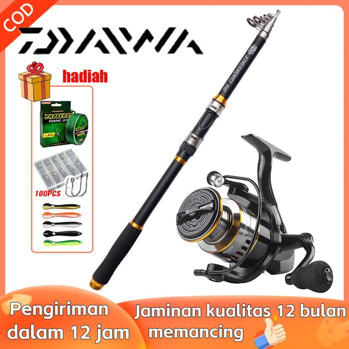 DAIWA JORAN PANCING SET 2.1M-3.6M TELESCOPIC FISHING ROD 6-7 SECTIONS CARBON FIBER FISHING ROD