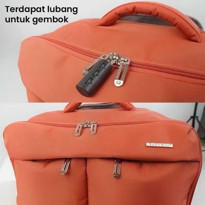 Parkson 2418 Koper 20 Inch Kabin Bahan Kain Nilon KanvasRingan Promo 