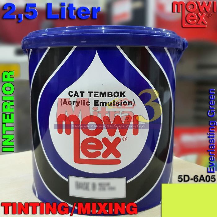 $$$$] Cat Tembok Mowilex EMULSION 2,5L Everlasting Green (Hijau Bolu Pandan)