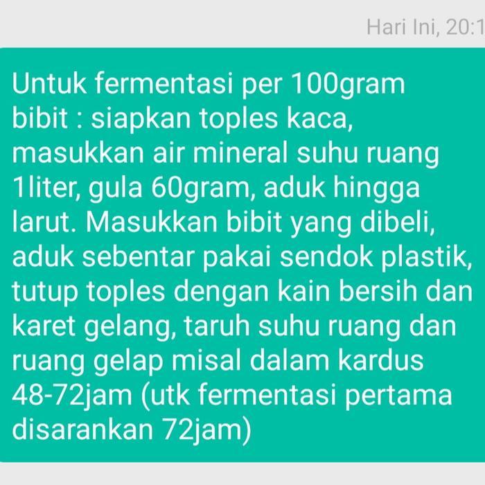 Bibit Kefir Water/Bibit Kristal Alga Jepang