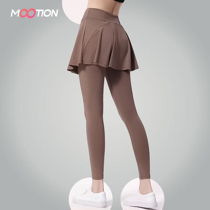 sipo- Rok Celana Skirt Hijab Sport High Waist Polos Rok Legging Celana Olahraga Wanita