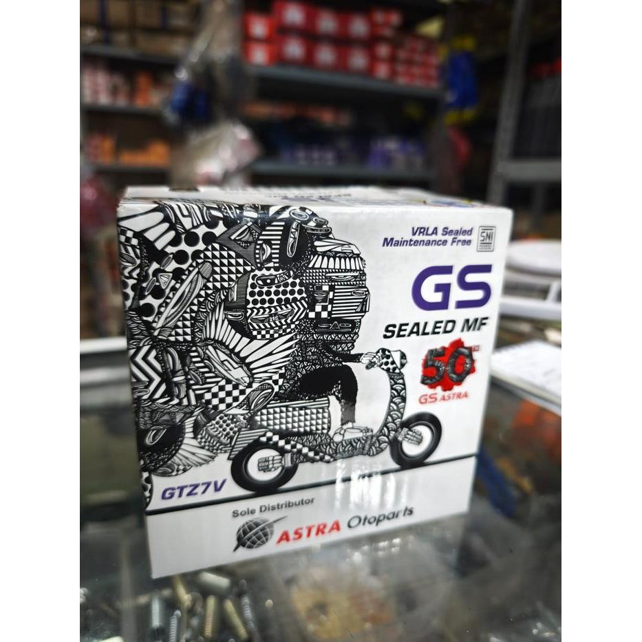 AKI GS ASTRA GTZ-7V ORIGINAL GS ASTRA UNTUK NMAX AEROX