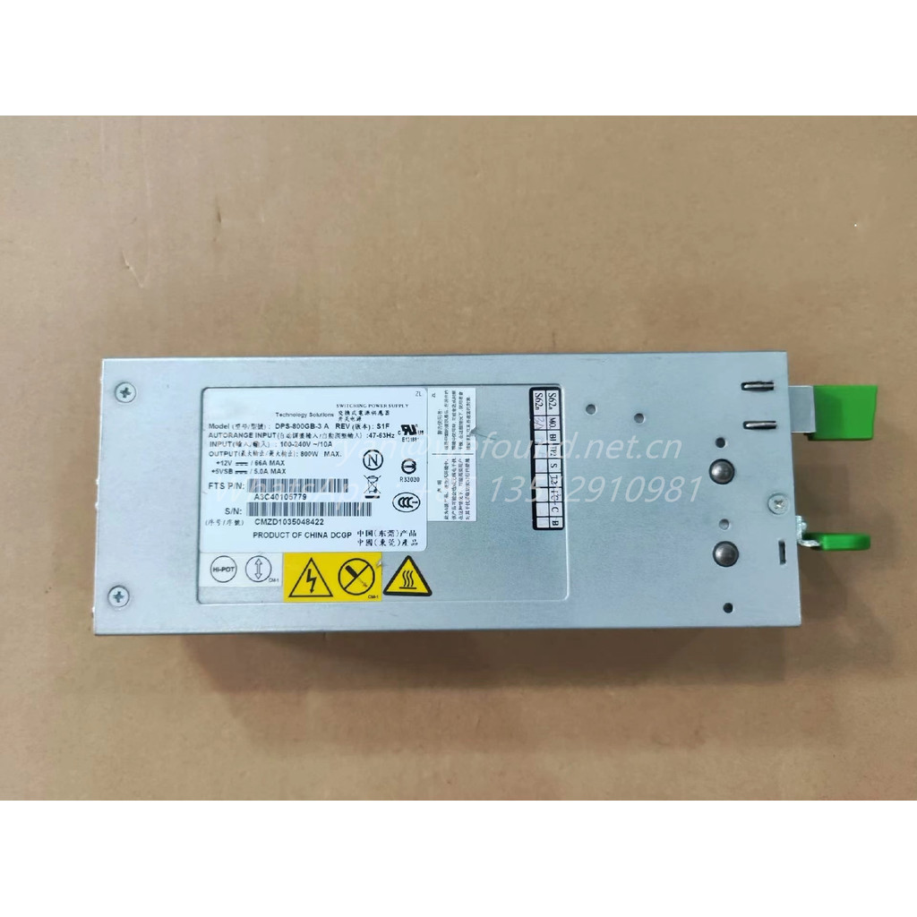 STOK TERBATAS  DPS-800GB-3 A for Fujitsu 800W Switching Power Supply DPS-800GB-3A  A3C40105779 01C9O