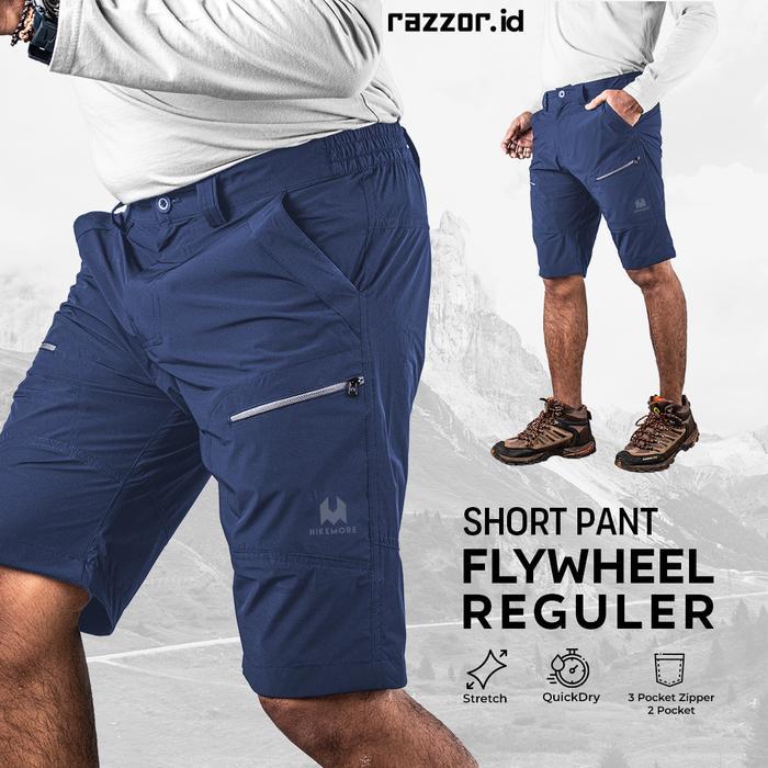 Eiger Adventure - Celana Pendek Big Size Quickdry Gunung Flywheel Reguler Original