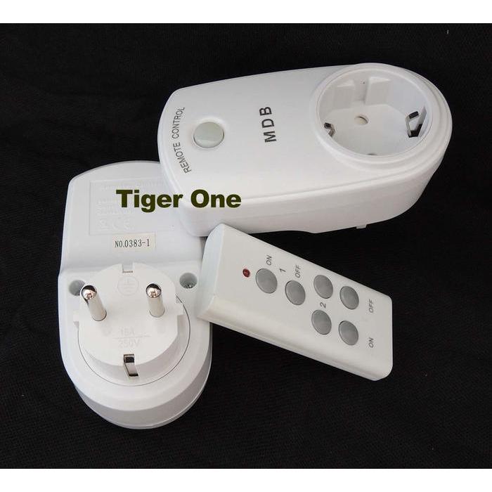 Steker Remote Control Switch, Saklar On Off Remote Control, Remote