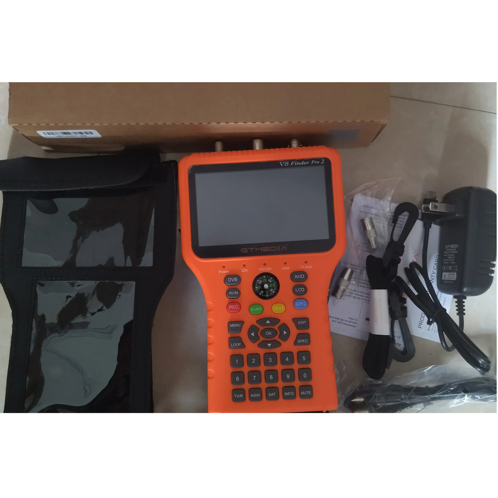 GTMedia V8 Finder Pro2 DVB-S2X/S2/S/T2/T/C Combo H.265 AHD Digital Satellite Finder