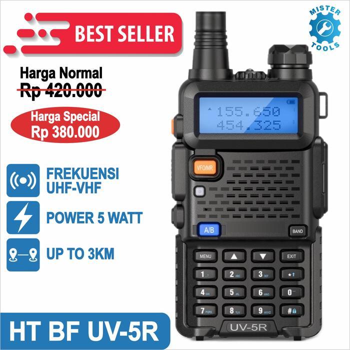 UV5R Ori Handy Talky HT Boefeng UV 5R Komunikasi Jarak Jauh Dualband