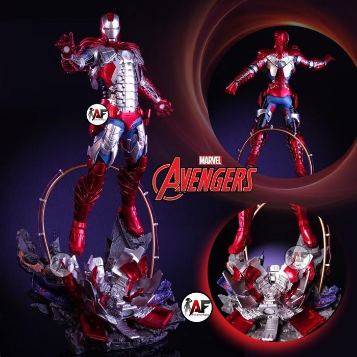 Statue Action Figure Iron Man MK5 SDZ Studio Design Recast Resin Marvel Avengers