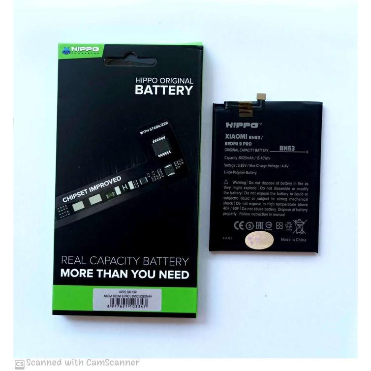 HEN BATERAI XIAOMI REDMI 9 PRO BN53 5020 MAH GARANSI RESMI