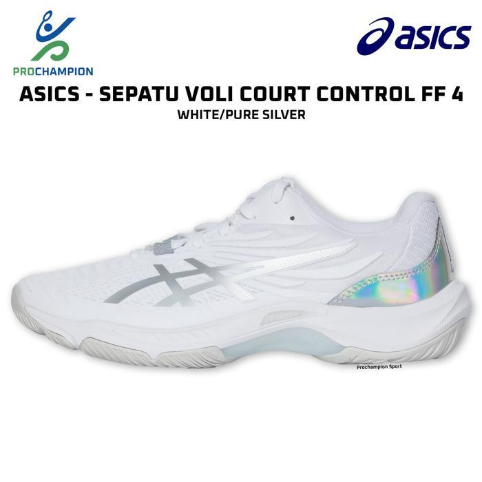 Voli Court Sepatu Voli Court Control FF 4 White Pure Silver - 43,5