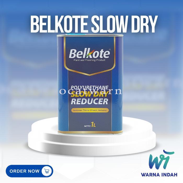Belkote Thinner slow dry - Thinner Belkote - Thinner Pu 1 liter, pengencer clear coat dan cat