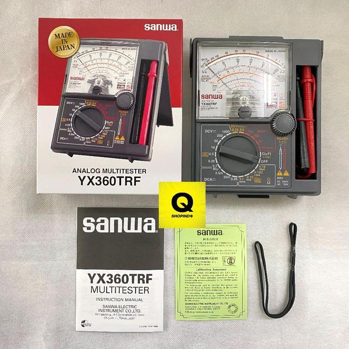 Premium Sanwa Yx360Trf Multimeter Multitester Avometer Analog Original