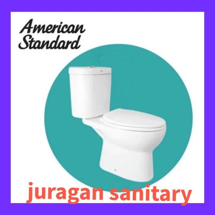 American Standard Newton CCN01000-1CACTST2B Closet Duduk Close Coupled Dual Flush Putih Elongated