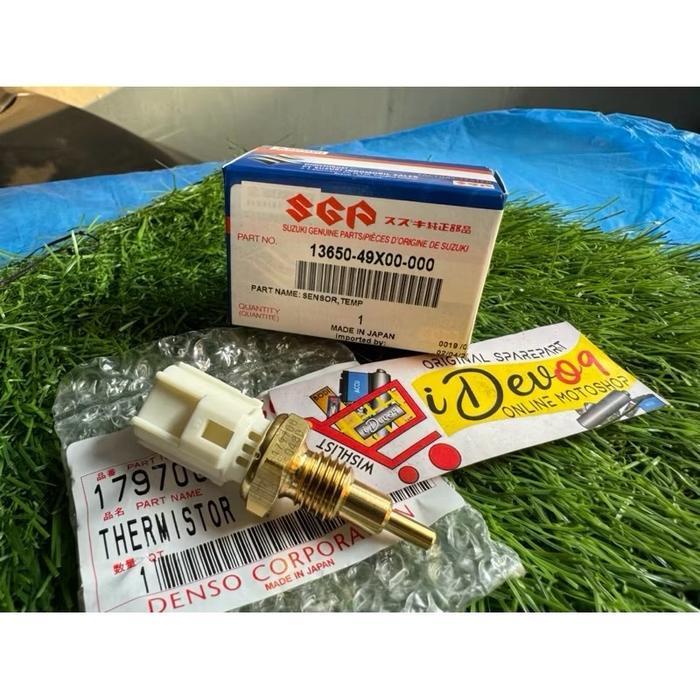 Sensor Ect Temperatur Suhu Thermo Sensor Blok Seher Piston Satria Fu Injeksi Gsx Original