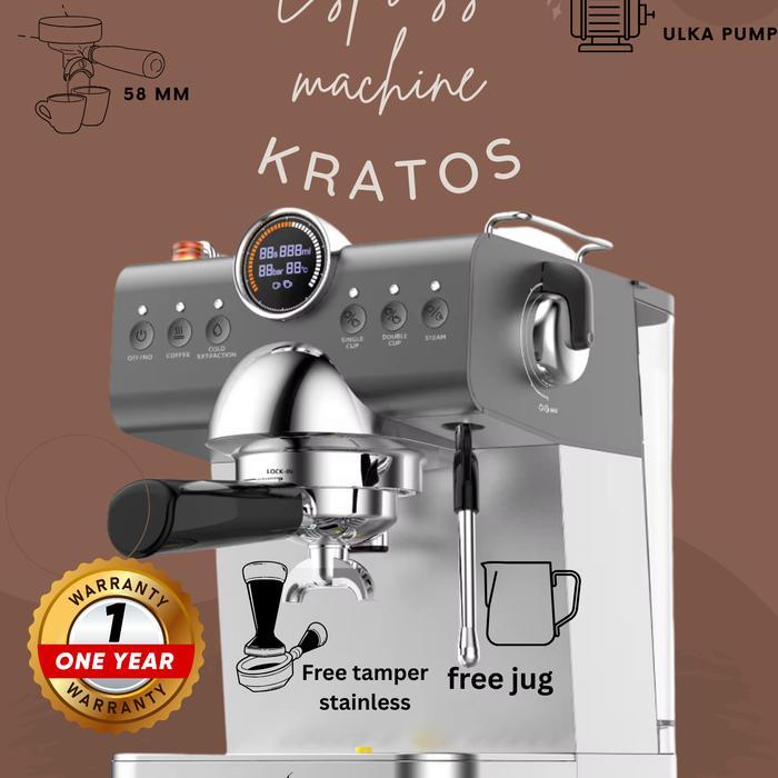 mesin kopi terbaru gustino kratos | espresso mesin gustino kratos