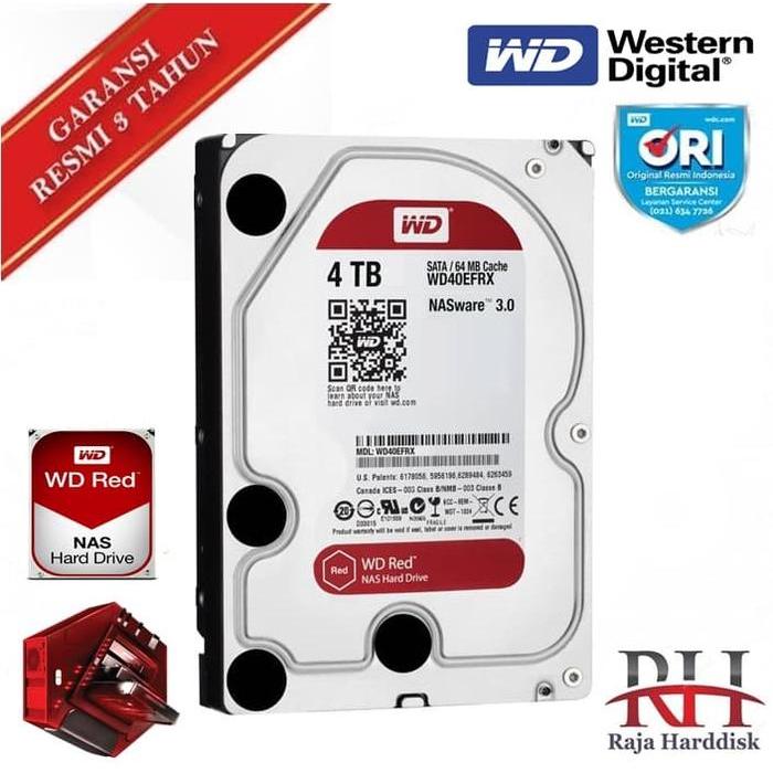 Western Digital WD Red Plus 4TB WD40EFZZ Nas HDD 4 TB Nasware 3.5"